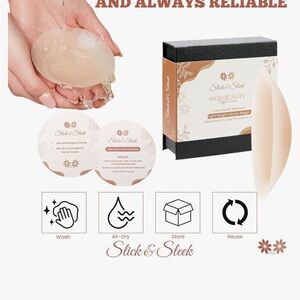 Silicone Nipple Covers - Gentle Adhesive Light Weight Cream Color